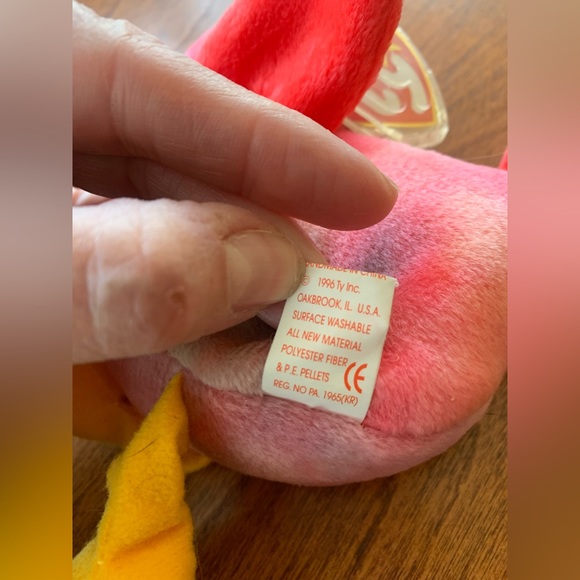 Original VINTAGE 1996 Strut Ty Beanie Baby - Picture 4 of 6